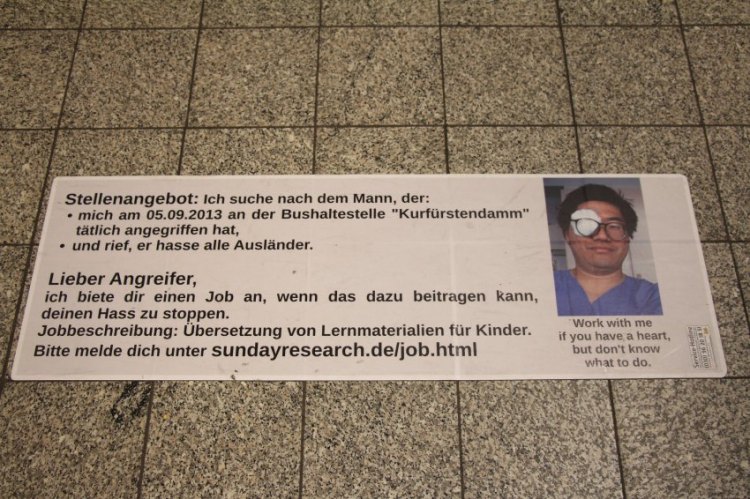 Yamauchi/ Berlin/ Ausländerfeindlichkeit